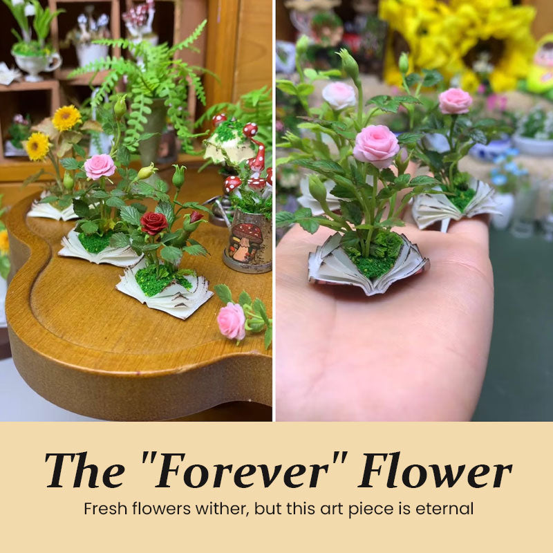 Miniature Book Flowers: A Fairy Tale in the Palm of Your Hand